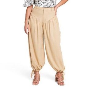 Women's Yoke High-Rise Pants - Fe Noel Khaki 16